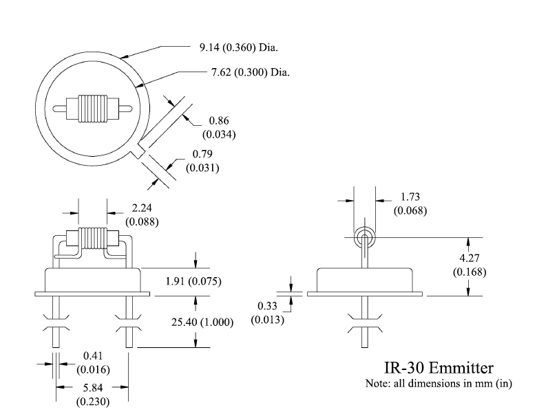 IR-30 Emitter Diagram